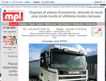 Tablet Screenshot of montoy-poids-lourds.com